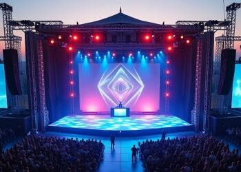 10 mẫu thiết kế sân khấu ngoài trời đẹp, ấn tượng nhất