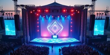 10 mẫu thiết kế sân khấu ngoài trời đẹp, ấn tượng nhất